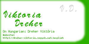 viktoria dreher business card